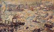 Paul Signac Rotterdam oil painting